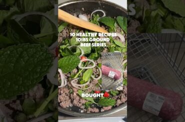 Thai Larb - high protein healthy recipe