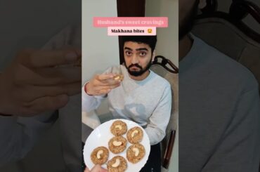 Makhana Dates Bites | Healthy Snacks | Healthy Dessert Recipe #shorts #healthydessert