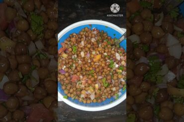 Easy Protin Salad | Tasty Chickpeas Salad | Quick Breakfast Recipe #food #tasty #recipe #shorts