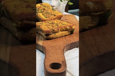 Trending recipe of healthy besan cheese sandwich #shorts #ytshorts #recipe #cheese #sandwich#cooking