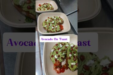 Avocado Toast Breakfast #healthy #breakfast #avocado #toast #pomegranate #cheese #yt #shorts #reels