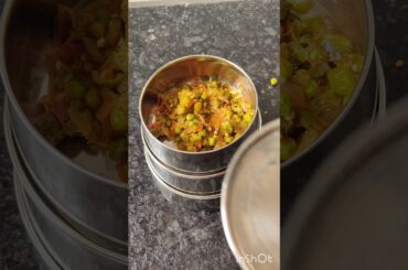 Today's lunch box : #sambar #pachadi #bakoda #ytshorts #viralvideo  #trendingshorts