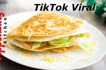 World's easiest Tortilla Wrap/ Sandwich with chicken // Quick and easy snack