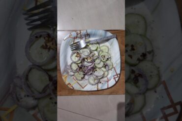 cucumber salad | healthy salad #recipe #shortsfeed #youtude #coking # trending #recipe
