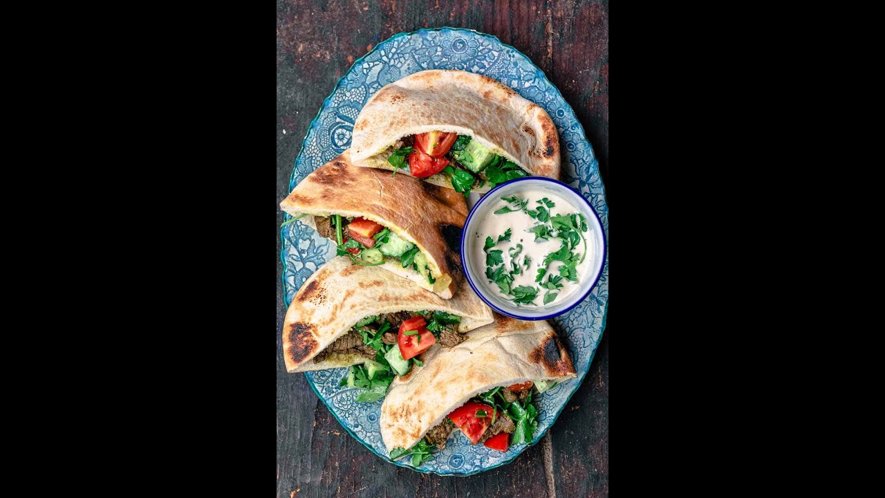 The RIGHT way to make a Pita Sandwich! #shorts The RIGHT way to make a Pita Sandwich! #shorts