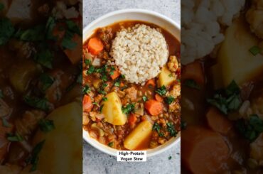 HIGH-PROTEIN, LOW-CALORIE VEGAN SUPER STEW. High iron, excellent for gut health. Eat this every week
