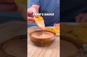 Macro-Friendly, Low Calorie Cane’s Sauce #shorts