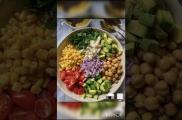 High protein salad #healthy #salad #breakfast #meal #protein #highcarb #highprotein #diet #lifestyle