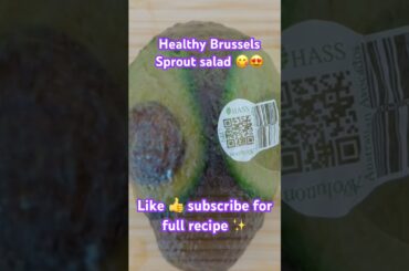 Healthy weight loss recipe with Brussels sprout & nuts! #foodasmr1010 #weightloss #healthyfood