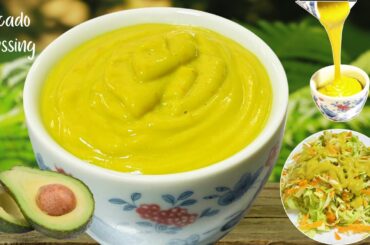 Healthy Avocado Salad Dressing or Mayonnaise. Creamy, Delicious, and Easy to Make!