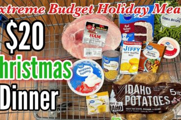 $20 Christmas Dinner | Ultra Budget-Friendly HOLIDAY Recipes | Julia Pacheco