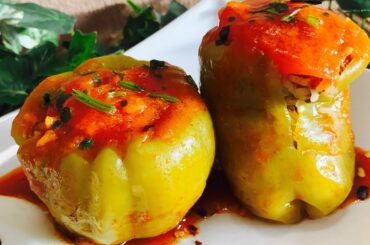 Turkish stuffed peppers | healthy lunch recipes | easy recipe for dinner