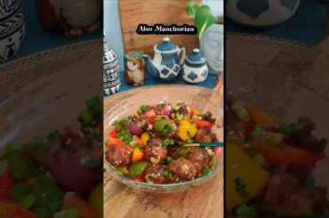 Crispy Aloo Manchurian #snacks #manchurian #shorts #food #recipe