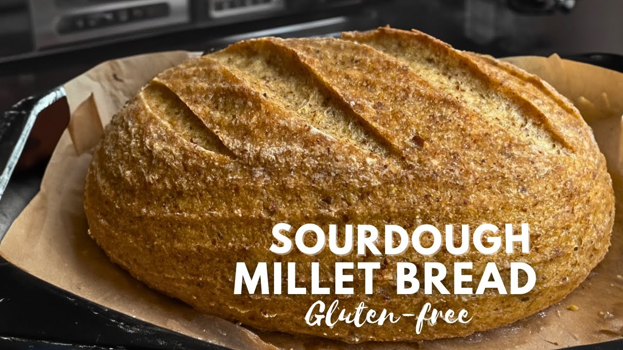 Millet Bread: Foxtail Millet Sourdough Bread, No yeast, No baking Soda, Gluten-free, Easy Recipe Millet Bread: Foxtail Millet Sourdough Bread, No yeast, No baking Soda, Gluten-free, Easy Recipe