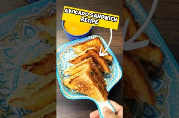 Healthy & Easy to Make Avocado Toast Sandwich Recipe | Salty Spicy Cook #shorts #recipe
