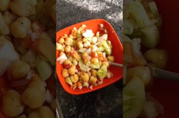 Have this type of Nutritious Protein Salad #viral#proteinsalad#chickpeas salad #shorts#shortsfeed
