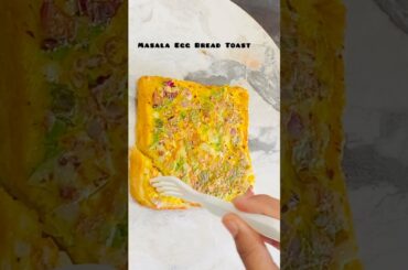 Masala egg-bread toast in telugu