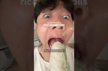 Anabolic rice paper rolls