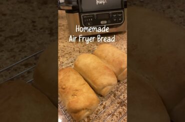 Air Fryer Homemade No Knead Bread | Ninja Air Fryer #Shorts
