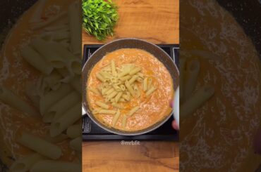 Easy healthy no cream pasta recipe #shorts