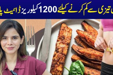1200 Calorie Diet Plan for Rapid Weight Loss | Ayesha Nasir