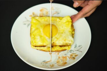 2 Ingredient Egg & Bread Recipe That Will Change Your Breakfast Game!