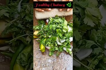 Healthy green chutney #trending #healthygreenchutney #foryou #hiphop #divinegullygang