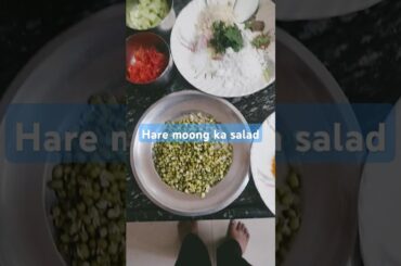 Hare moong ka tasty and healthy salad