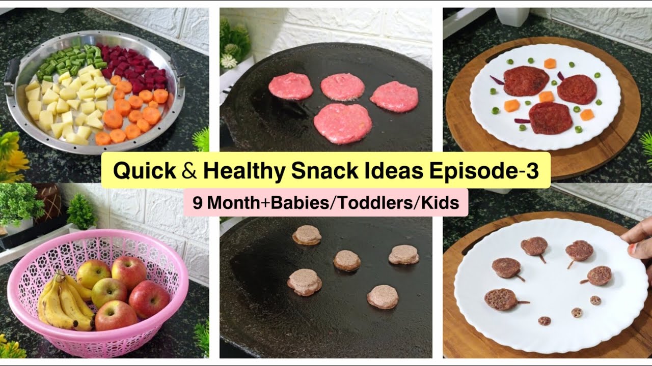 Healthy Homemade Snacks with Fruits & Veggies | Baby/Kid Friendly Recipes | Quick Snack Ideas Healthy Homemade Snacks with Fruits & Veggies | Baby/Kid Friendly Recipes | Quick Snack Ideas