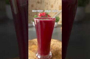 Trending Healthy Skin recipe of beetroot & amla juice #healthy #juice #recipe #beetroot #amla