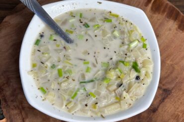 Creamy Flavorful Potato Leek Soup Recipe-Healthy Potato Leek Soup
