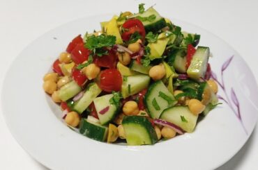 Chickpeas Salad | Easy and Healthy Salad Recipe | cook & enjoy