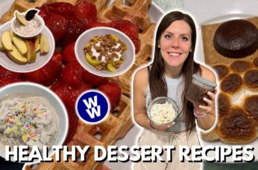 Low Point Healthy Desserts That Are QUICK & EASY | WeightWatchers Desserts | Weight Loss Recipes