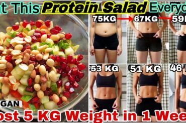 Healthy & Easy Protein Salad for Weight Loss || Weight Loss Salad Recipe for Lunch & Dinner Idea