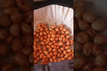 Air Fryer Roasted Masala Peanuts - Air Fryer Recipes - Healthy Snack Recipes For Weight Loss