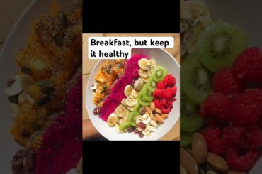 Healthy breakfast for the win #healthylifestyle #healthybreakfastbowl #healthybreakfastideas