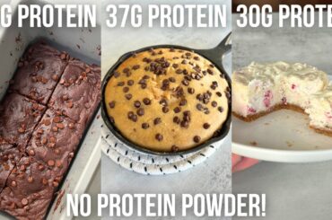 10 High Protein, Low Calorie Dessert Recipes Without Protein Powder