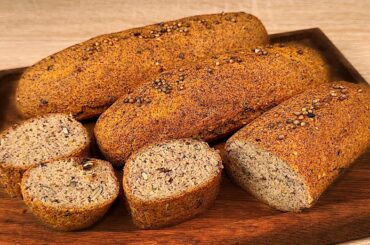 10 kg in einem Monat verloren! Essen Sie in 5 Minuten gesundes Brot mit Linsen  Omas Rezept