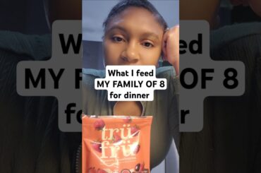 What Tyeisha Boothe feeds her husband and 6 kids for dinner #food #dinnerideas #dinner #trufru