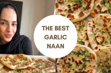 HOMEMADE GARLIC NAAN! Easy, Quick, and Delicious