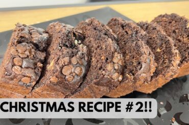Chocolate Banana bread Recipe| Christmas recipe 2| Perfect Christmas Treat!