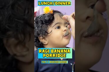Healthy breakfast/ lunch recipe for 7+ months old baby | Taahira recipe | South Indian Mom #shorts