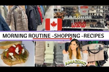 Morning Routine Healthy Recipes & Come shop With Me In Marshall & Ardene Boxing Week Sale Gift Ideas