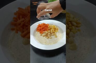 Healthy & Creamy Veg Salad Bowl for Breakfast Lunch  or Dinner. #breakfast  #healthyrecipes #salad