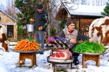 The Village Lunch with Eggplant And Beef | Simple and Delicious Lunch Recipe