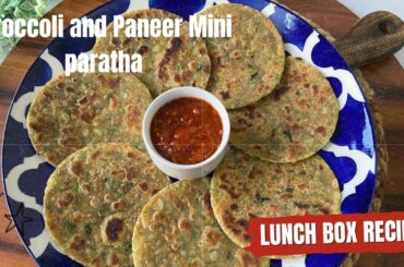 Broccoli and Paneer Mini Paratha Recipe | Healthy Breakfast Recipe | Protein Rich Paratha Recipe