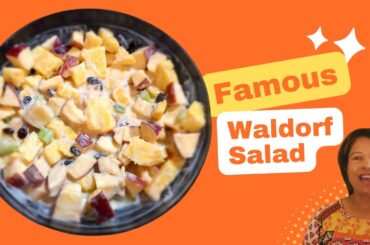 Famous Waldorf Salad #waldorfsalad #healthysalads #healthysaladrecipes