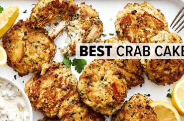 THE BEST CRAB CAKES | Protein-Packed + Easy Dinner Idea!