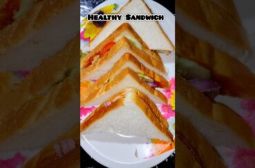 Healthy Veg Sandwich |  Quick & Easy Sandwich #vegsandwich #shorts  #music #viralvideo #trending