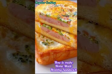 How to make Home Made Healthy Sandwich, Bread ka Recipe #shorts